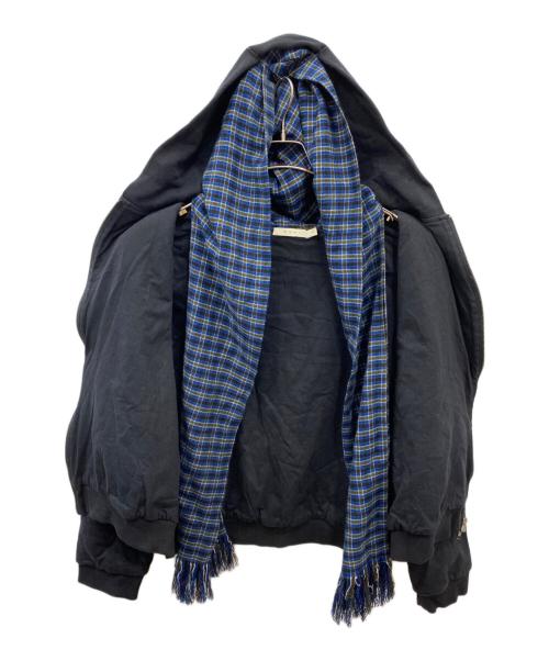 mnml（ミニマル）mnml (ミニマル) ジップパーカー ブラック サイズ:Mの古着・服飾アイテム