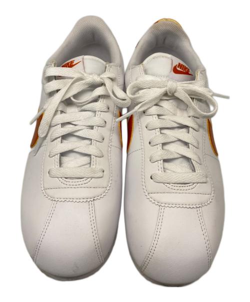 NIKE（ナイキ）NIKE (ナイキ) スニーカー ホワイト×オレンジ サイズ:27の古着・服飾アイテム