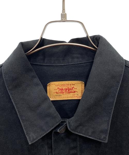 LEVI'S（リーバイス）LEVI'S (リーバイス) トラッカージャケット ブラック サイズ:XLの古着・服飾アイテム