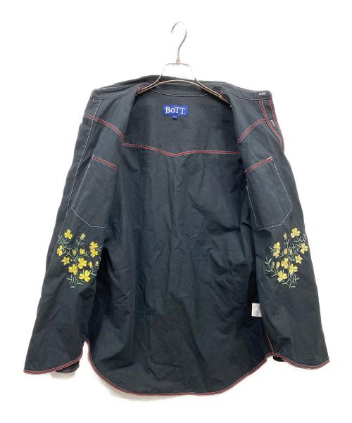 BoTT（ボット）BoTT (ボット) FLOWER WESTERN SHIRT ブラック サイズ:Lの古着・服飾アイテム