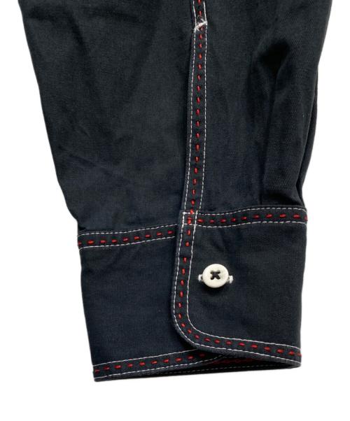 BoTT（ボット）BoTT (ボット) FLOWER WESTERN SHIRT ブラック サイズ:Lの古着・服飾アイテム