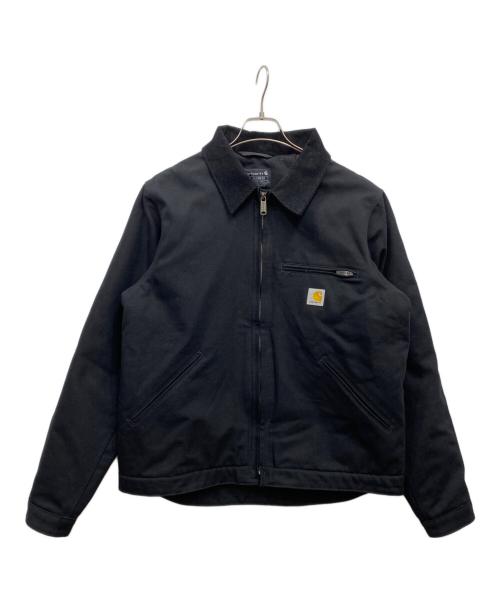 CarHartt（カーハート）CarHartt (カーハート) DUCK DETROIT JACKET BLANKET LINED ブラック サイズ:Mの古着・服飾アイテム