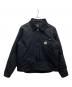 CarHartt（カーハート）の古着「DUCK DETROIT JACKET BLANKET LINED」｜ブラック