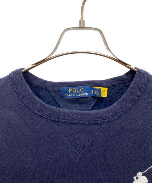 POLO RALPH LAUREN（ポロ・ラルフローレン）POLO RALPH LAUREN (ポロ・ラルフローレン) スウェット ネイビー サイズ:XLの古着・服飾アイテム
