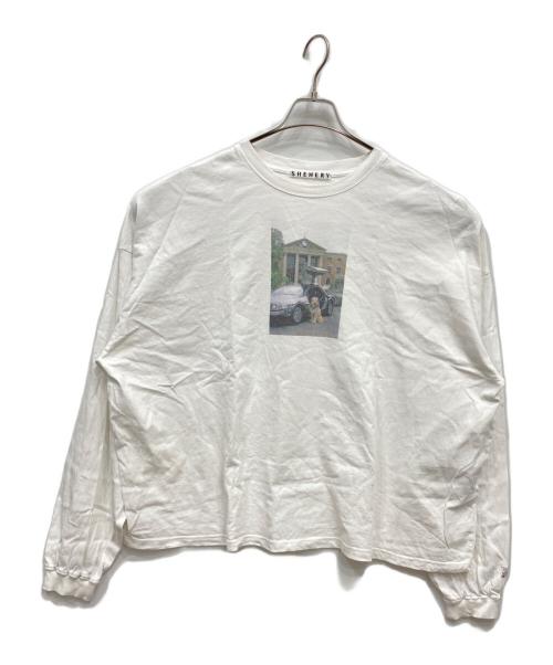 SHENERY（シーナリー）SHENERY (シーナリー) ロングスリーブカットソー ホワイト サイズ:03の古着・服飾アイテム