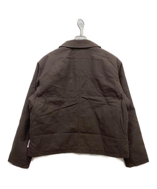 adidas（アディダス）adidas (アディダス) オリジナルス ワークウェア キャンバス ジャケット ブラウン サイズ:XLの古着・服飾アイテム