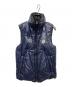 MONCLER（モンクレール）の古着「リバーシブルダウンベスト」｜ネイビー