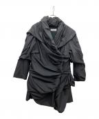 ISSEY MIYAKEイッセイミヤケ）の古着「90’s デザインコート」｜ブラック