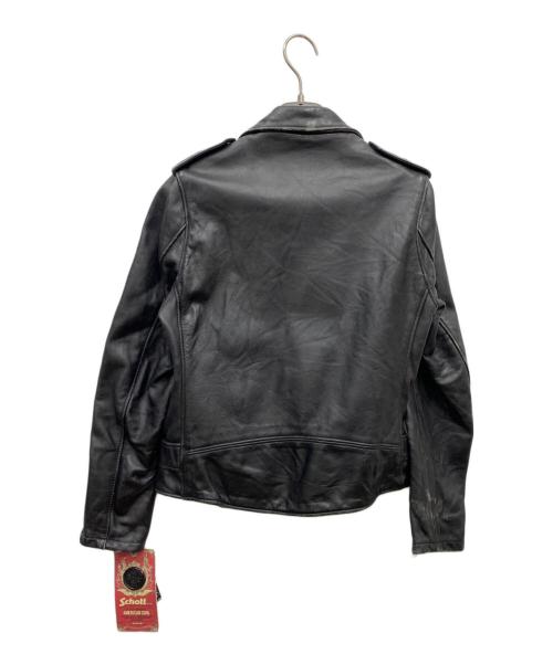 Schott（ショット）Schott (ショット) 626VNW ライダースジャケット ブラック サイズ:Sの古着・服飾アイテム
