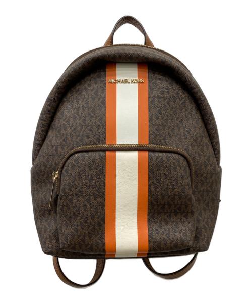 MICHAEL KORS（マイケル・コース）MICHAEL KORS (マイケル・コース) リュック ブラウンの古着・服飾アイテム
