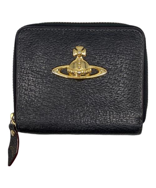 Vivienne Westwood（ヴィヴィアンウエストウッド）Vivienne Westwood (ヴィヴィアンウエストウッド) ラウンドファスナー財布 ブラックの古着・服飾アイテム