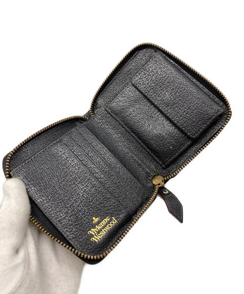 Vivienne Westwood（ヴィヴィアンウエストウッド）Vivienne Westwood (ヴィヴィアンウエストウッド) ラウンドファスナー財布 ブラックの古着・服飾アイテム