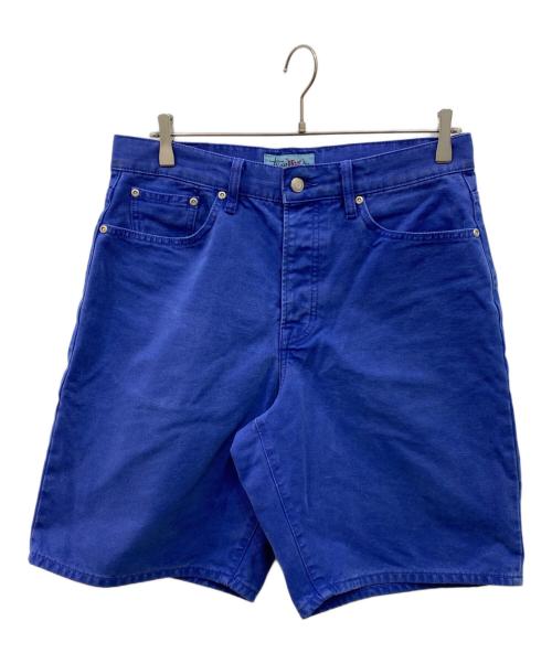 stussy（ステューシー）stussy (ステューシー) BIGOLハーフパンツ ブルー サイズ:30の古着・服飾アイテム