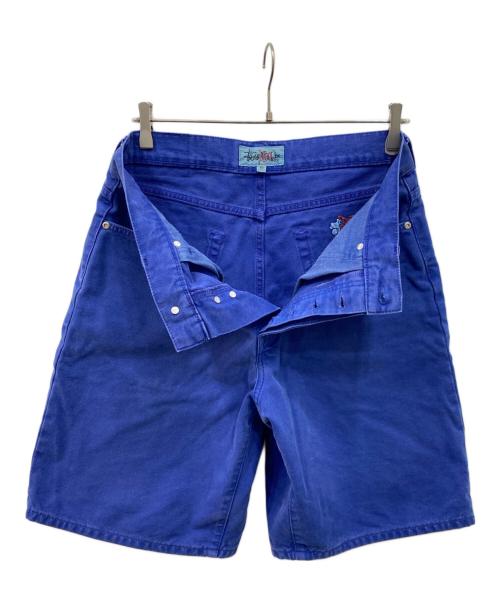 stussy（ステューシー）stussy (ステューシー) BIGOLハーフパンツ ブルー サイズ:30の古着・服飾アイテム
