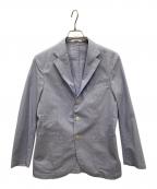 MACKINTOSH PHILOSOPHYマッキントッシュ フィロソフィー）の古着「3Bサッカージャケット」｜ホワイト×ブルー