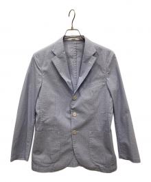 MACKINTOSH PHILOSOPHY（マッキントッシュ フィロソフィー）の古着「3Bサッカージャケット」｜ホワイト×ブルー