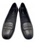 PRADA (プラダ) レザーパンプス ブラック サイズ:38 1/2：12000円