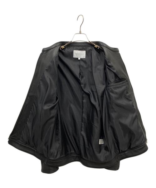 a day in the life（ア デイ イン ザ ライフ）A DAY IN THE LIFE (ア デイ イン ザ ライフ) シングルライダースジャケット ブラック サイズ:Lの古着・服飾アイテム