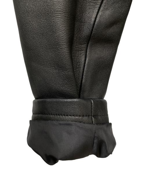 a day in the life（ア デイ イン ザ ライフ）A DAY IN THE LIFE (ア デイ イン ザ ライフ) シングルライダースジャケット ブラック サイズ:Lの古着・服飾アイテム