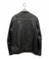 A DAY IN THE LIFE (ア デイ イン ザ ライフ) シングルライダースジャケット ブラック サイズ:L：5000円