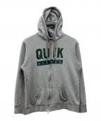Quiksilverクイックシルバー）の古着「ジップパーカー」｜グレー
