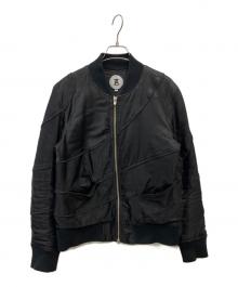 ANREALAGE（アンリアレイジ）の古着「スパイラルブルゾン」｜ブラック