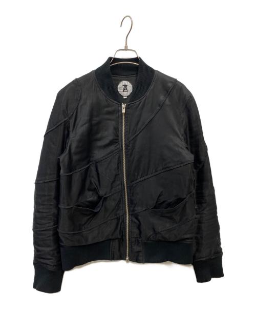 ANREALAGE（アンリアレイジ）ANREALAGE (アンリアレイジ) スパイラルブルゾン ブラック サイズ:46の古着・服飾アイテム