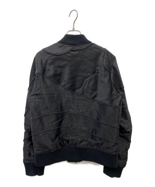 ANREALAGE（アンリアレイジ）ANREALAGE (アンリアレイジ) スパイラルブルゾン ブラック サイズ:46の古着・服飾アイテム