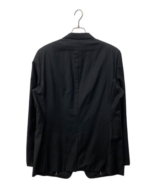 EMPORIO ARMANI（エンポリオ アルマーニ）EMPORIO ARMANI (エンポリオ アルマーニ) テーラードジャケット ブラック サイズ:52の古着・服飾アイテム