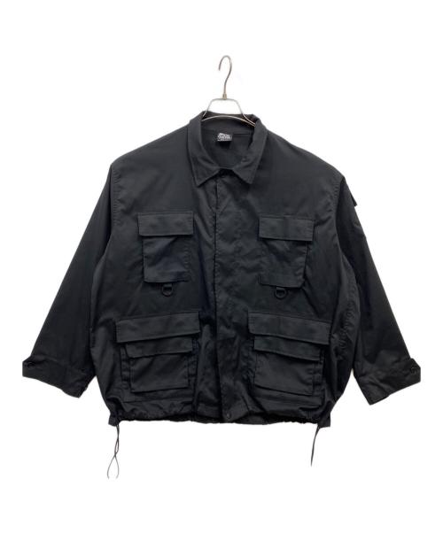Abu Garcia（アブガルシア）Abu Garcia (アブガルシア) BEAMS (ビームス) 別注 フィッシングジャケット ブラック サイズ:Sの古着・服飾アイテム
