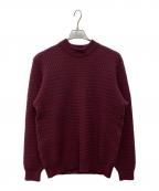 HICKEY FREEMANヒッキーフリーマン）の古着「カシミヤモックネックニット」｜レッド