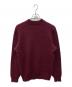 HICKEY FREEMAN (ヒッキーフリーマン) カシミヤモックネックニット レッド サイズ:L：6000円