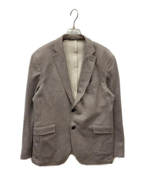 HACKETT（ハケット）HACKETT (ハケット) 2Bジャケット ホワイト×ブラウン サイズ:Mの古着・服飾アイテム