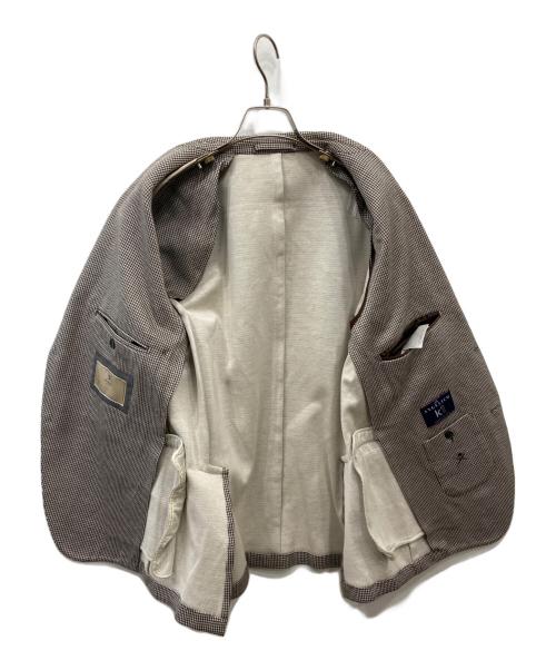 HACKETT（ハケット）HACKETT (ハケット) 2Bジャケット ホワイト×ブラウン サイズ:Mの古着・服飾アイテム