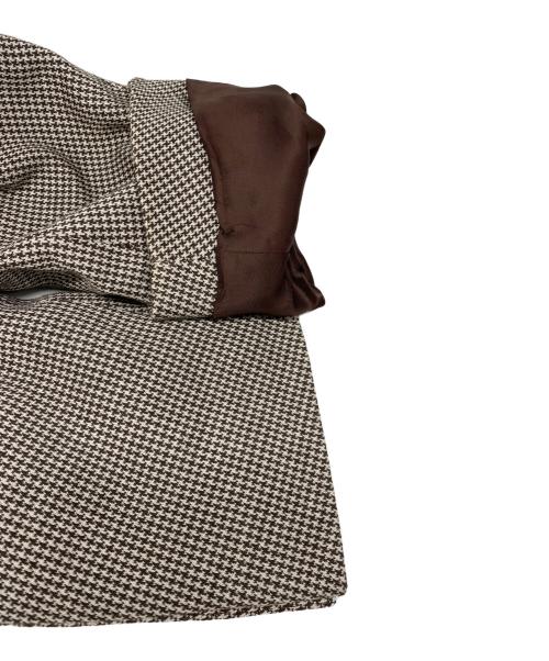 HACKETT（ハケット）HACKETT (ハケット) 2Bジャケット ホワイト×ブラウン サイズ:Mの古着・服飾アイテム