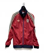 adidasアディダス）の古着「トラックジャケット」｜レッド
