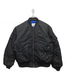 AVIREX×Manastash（アヴィレックス×マナスタッシュ）の古着「リバーシブルMA-1ジャケット」｜ブラック×ブルー