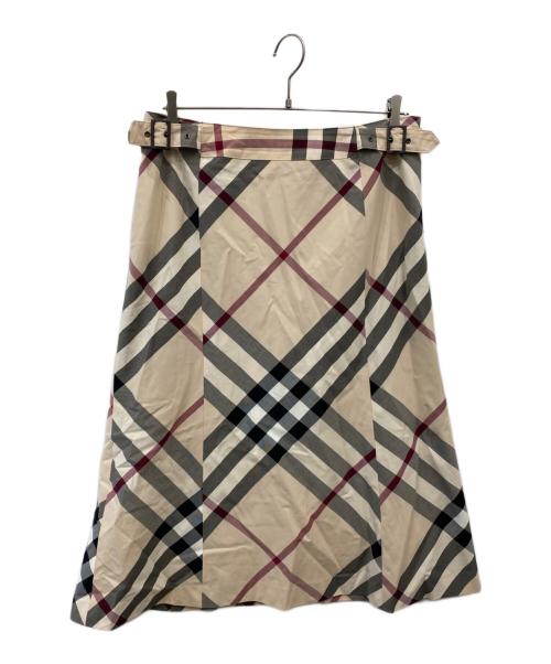BURBERRY LONDON（バーバリーロンドン）BURBERRY LONDON (バーバリーロンドン) スカート ベージュ サイズ:13の古着・服飾アイテム