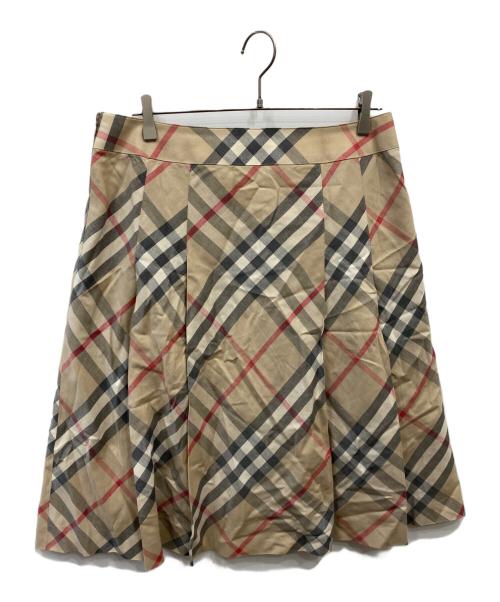 BURBERRY LONDON（バーバリーロンドン）BURBERRY LONDON (バーバリーロンドン) ノバチェックスカート ベージュ サイズ:46の古着・服飾アイテム