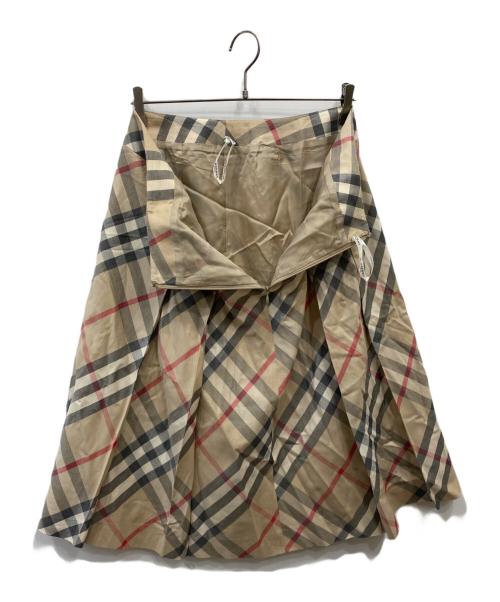 BURBERRY LONDON（バーバリーロンドン）BURBERRY LONDON (バーバリーロンドン) ノバチェックスカート ベージュ サイズ:46の古着・服飾アイテム