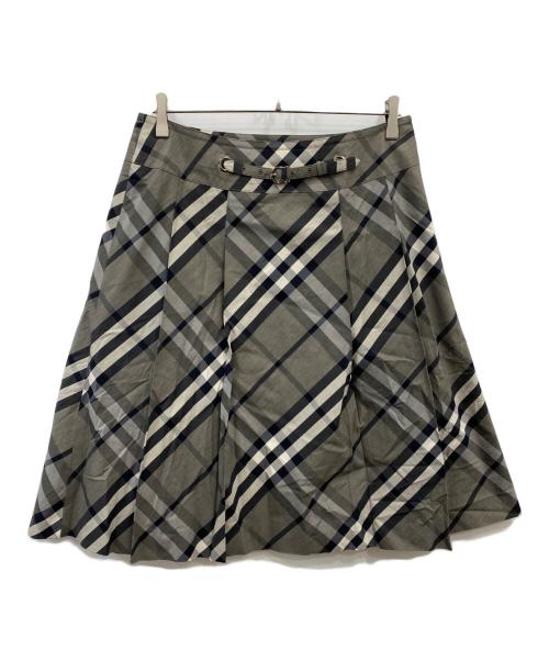 BURBERRY LONDON（バーバリーロンドン）BURBERRY LONDON (バーバリーロンドン) プリーツスカート ブラック サイズ:44の古着・服飾アイテム