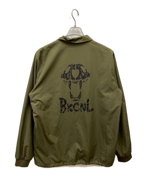 BACK CHANNEL（バックチャンネル）BACK CHANNEL (バックチャンネル) コーチジャケット オリーブ サイズ:XLの古着・服飾アイテム