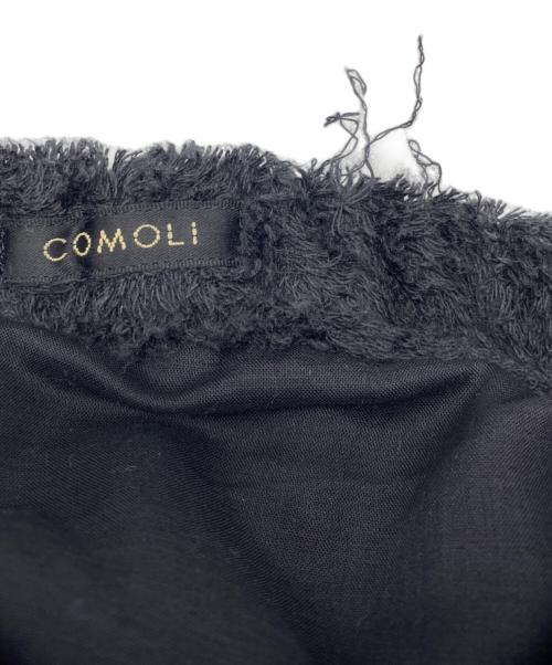 COMOLI（コモリ）COMOLI (コモリ) パイルポーチ ブラックの古着・服飾アイテム
