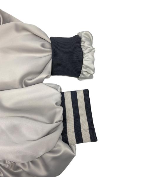 darich（ダーリッチ）darich (ダーリッチ) ドルマンスリムスカジャンミニワンピース グレー サイズ:FREEの古着・服飾アイテム