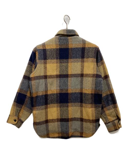 Fox Knapp（フォックスナップ）Fox Knapp (フォックスナップ) チェックシャツジャケット ブラウン サイズ:Sの古着・服飾アイテム