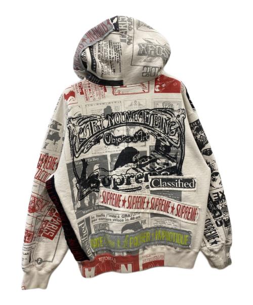 SUPREME（シュプリーム）SUPREME (シュプリーム) 24SS COLLAGE ZIP UP HOODED SWEATSHIRT ベージュ サイズ:Lの古着・服飾アイテム