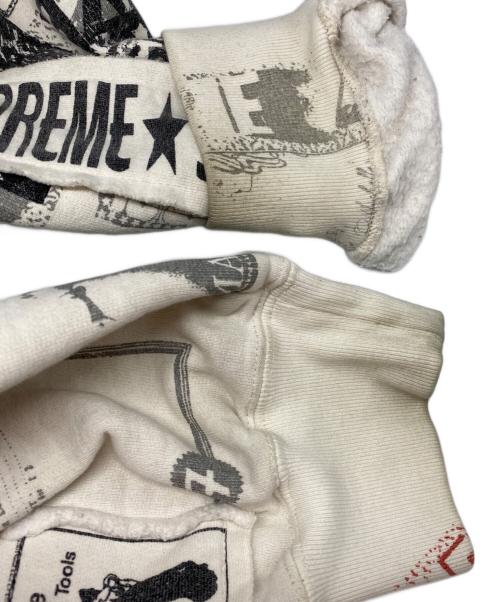 SUPREME（シュプリーム）SUPREME (シュプリーム) 24SS COLLAGE ZIP UP HOODED SWEATSHIRT ベージュ サイズ:Lの古着・服飾アイテム