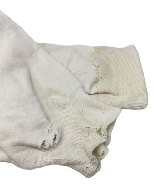 Champion REVERSE WEAVE（チャンピオン リバース ウィーブ）Champion REVERSE WEAVE (チャンピオン リバース ウィーブ) 80’sクルーネックスウェット ホワイト サイズ:XLの古着・服飾アイテム