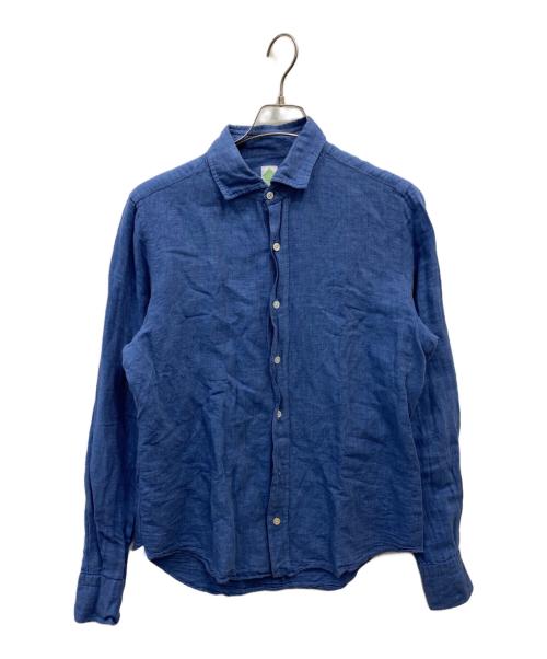 finamore（フィナモレ）Finamore (フィナモレ) 長袖シャツ インディゴ サイズ:Mの古着・服飾アイテム