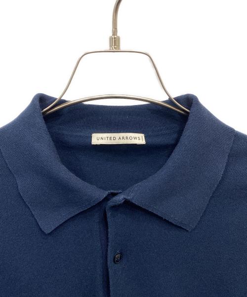 UNITED ARROWS（ユナイテッドアローズ）UNITED ARROWS (ユナイテッドアローズ) 半袖ポロシャツ ネイビー サイズ:Lの古着・服飾アイテム